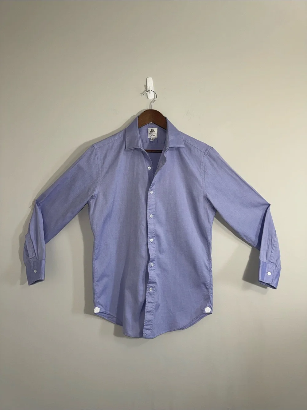 J.Crew Thomas Mason Men's Light Blue Button-Down Dress Shirt 15.5/32